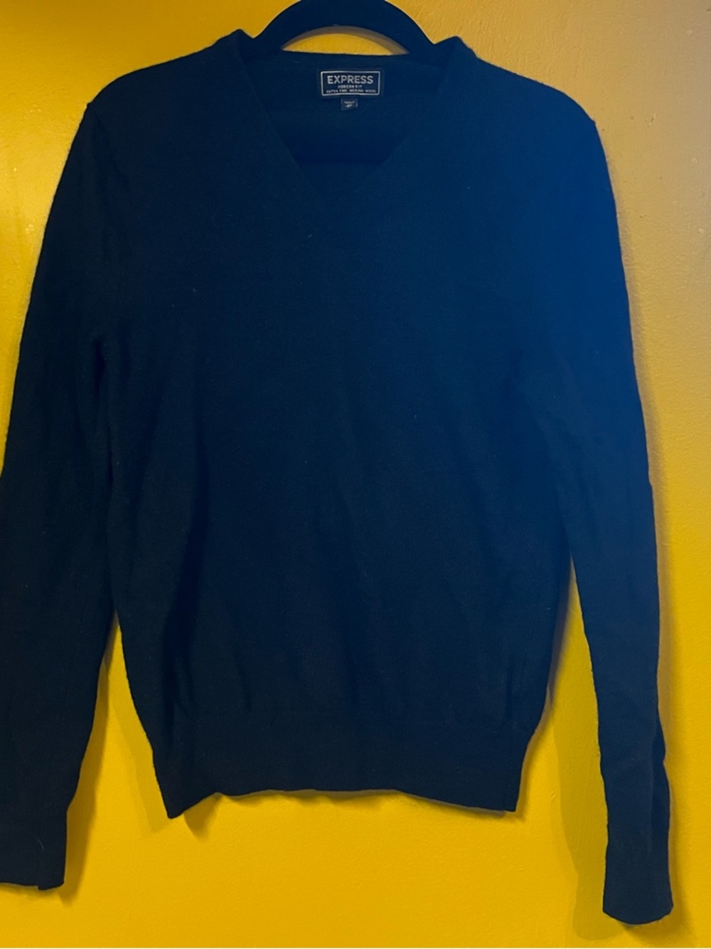 Express V-Neck Sweater - Black